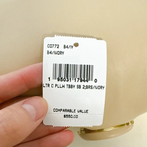 Coach C0772 Pillow Tabby Shoulder Bag 26 IN IVORY - Picture 7 of 7